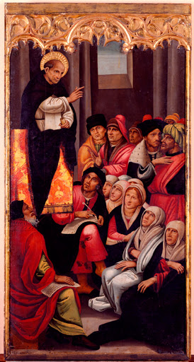 Retaule de sant Vicent Ferrer (s. XV/XVI).
