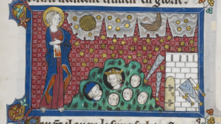 Royal MS 15 D II, f 131r (detail), England, c 1310