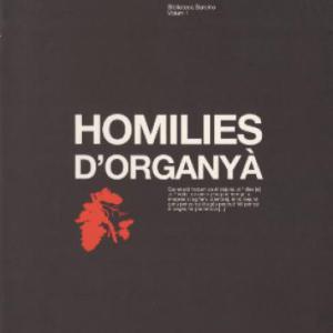 Coberta del volum Homilies d'Organyà