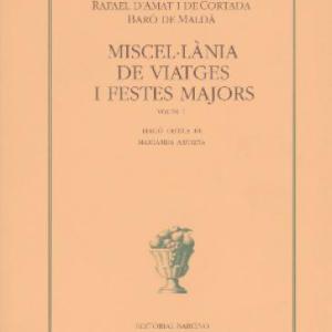 Coberta de la Miscel·lània de viatges i festes majors del Baró de Maldà (1994)